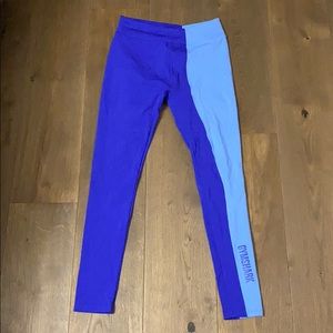 Dark/Light blue gymshark leggings size L